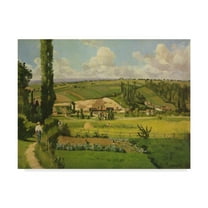 Trademark Fine Art 'Paysage Aux Patis Pointoise' Canvas Art by Camille Pissarro