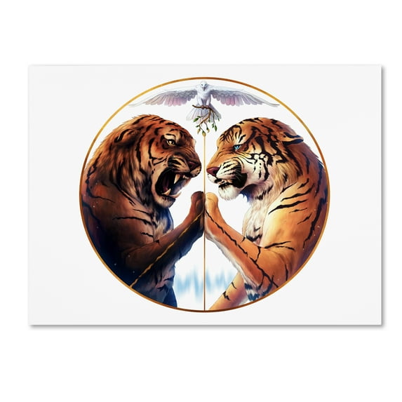 Trademark Fine Art 'Peace' Canvas Art by JoJoesArt