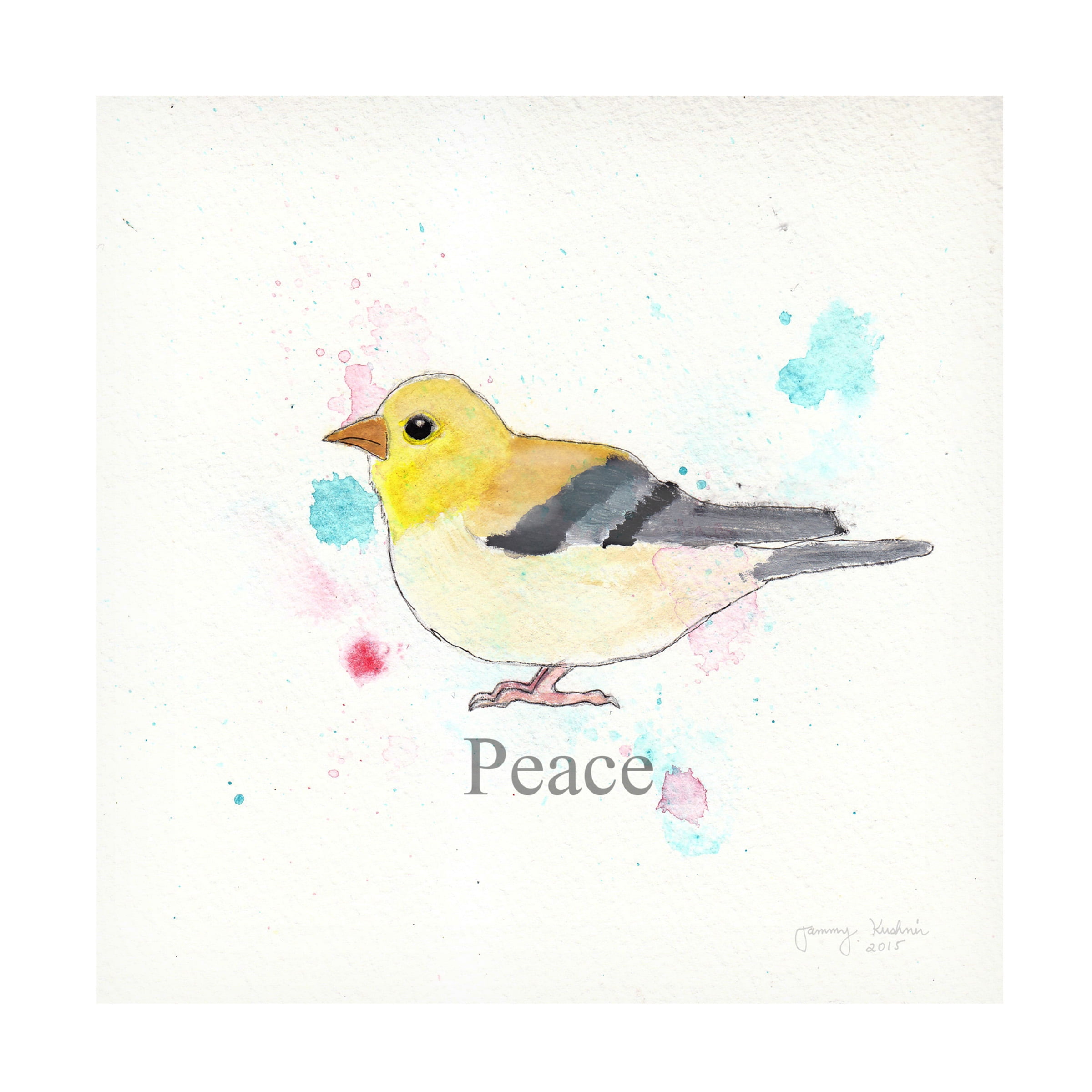 Trademark Fine Art 'Peace' Canvas Art by Tammy Kushnir