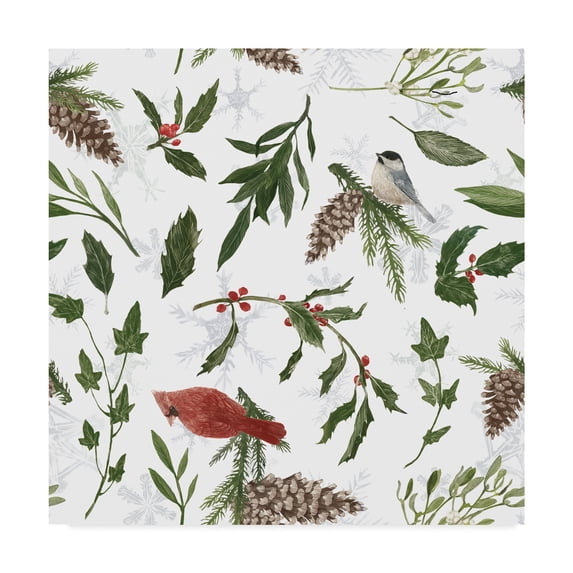 Trademark Fine Art 'Peace and Joy Pattern VIII' Canvas Art by Sara Zieve Miller