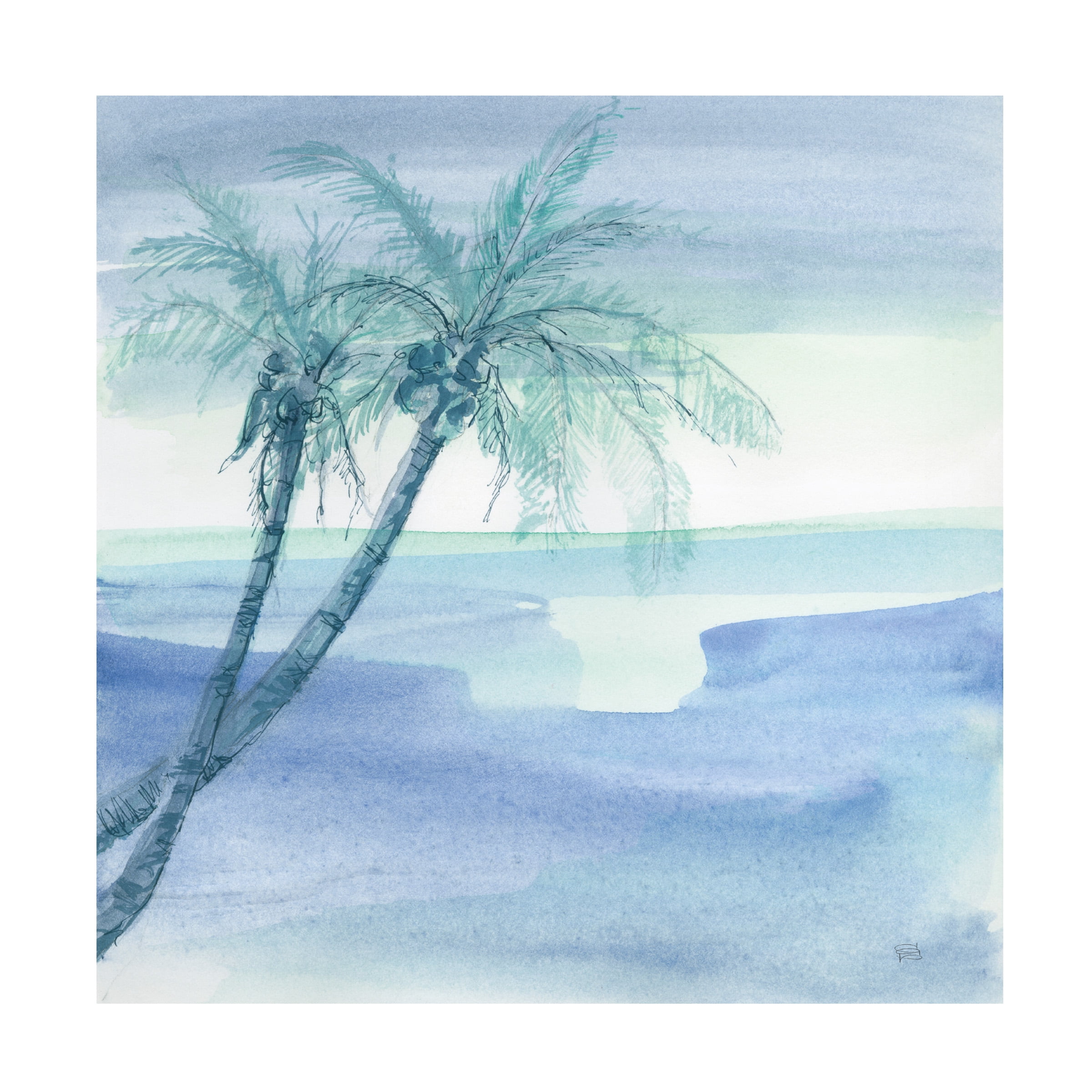 Trademark Fine Art 'Peaceful Dusk I' Canvas Art by Chris Paschke