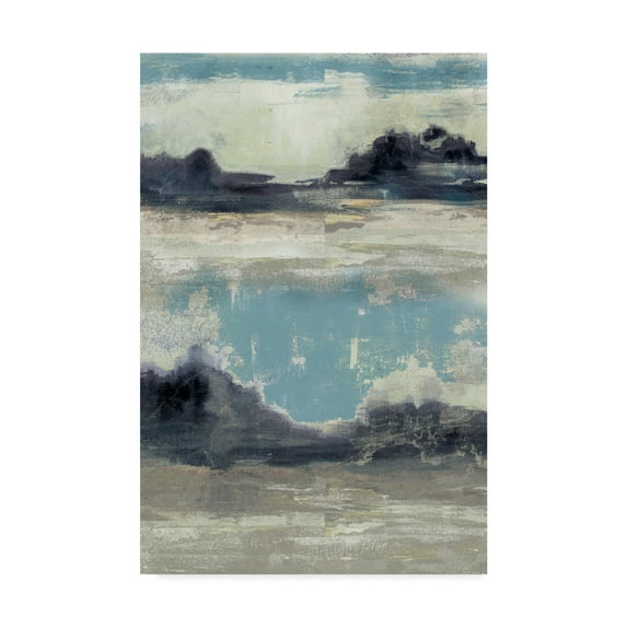 Trademark Fine Art 'Peaceful Mountain III' Canvas Art by Jennifer Goldberger