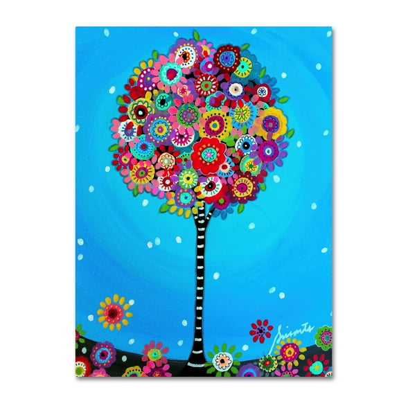 Trademark Fine Art 'Peaceful Tree Of Life' Canvas Art by Prisarts