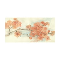 Trademark Fine Art 'Peach Blossom I Flipped' Canvas Art by Chris Paschke