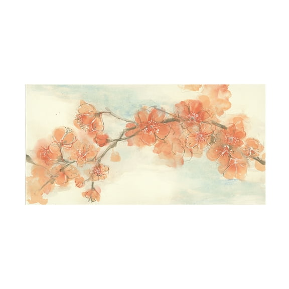 Trademark Fine Art 'Peach Blossom II' Canvas Art by Chris Paschke