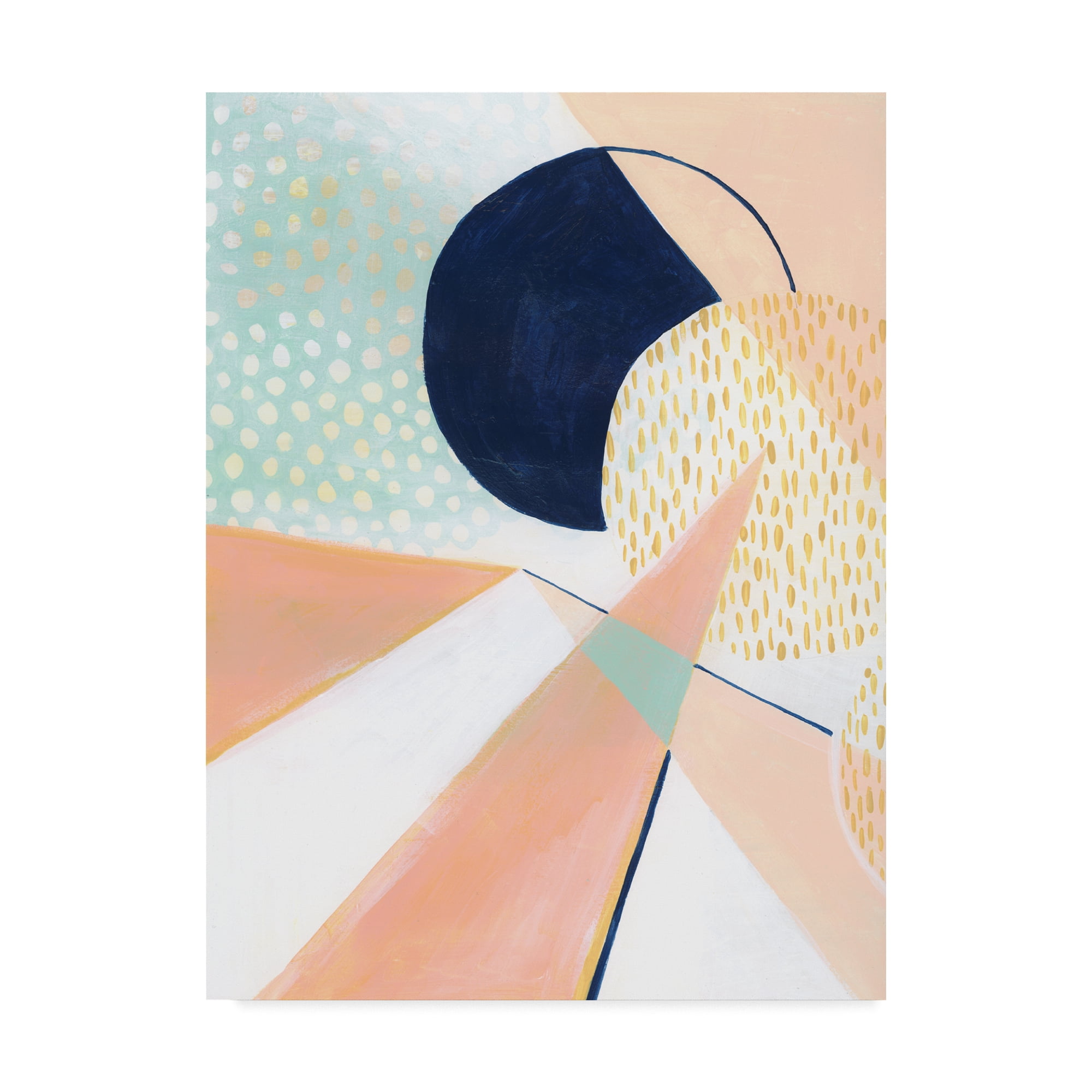 Trademark Fine Art 'Peach Eclipse II' Canvas Art by Grace Popp