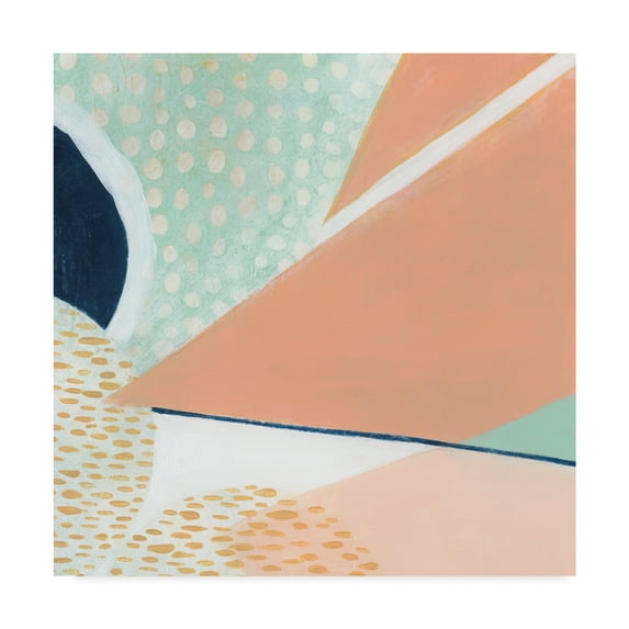 Trademark Fine Art 'Peach Eclipse III' Canvas Art by Grace Popp