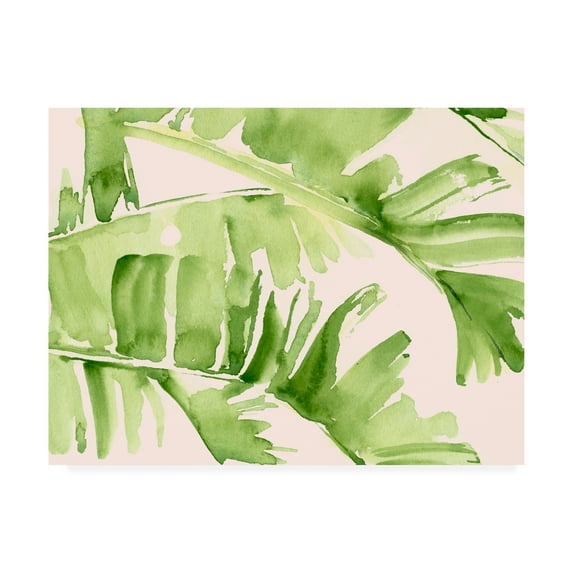 Trademark Fine Art 'Peachy Palms I' Canvas Art by Jennifer Paxton Parker