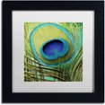 thumbnail image 1 of Trademark Fine Art "Peacock Candy V" Canvas Art by Color Bakery White Matte, Black Frame, 1 of 4