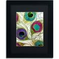 thumbnail image 1 of Trademark Fine Art "Peacock Feathers I" Canvas Art by Color Bakery Black Matte, Black Frame, 1 of 4