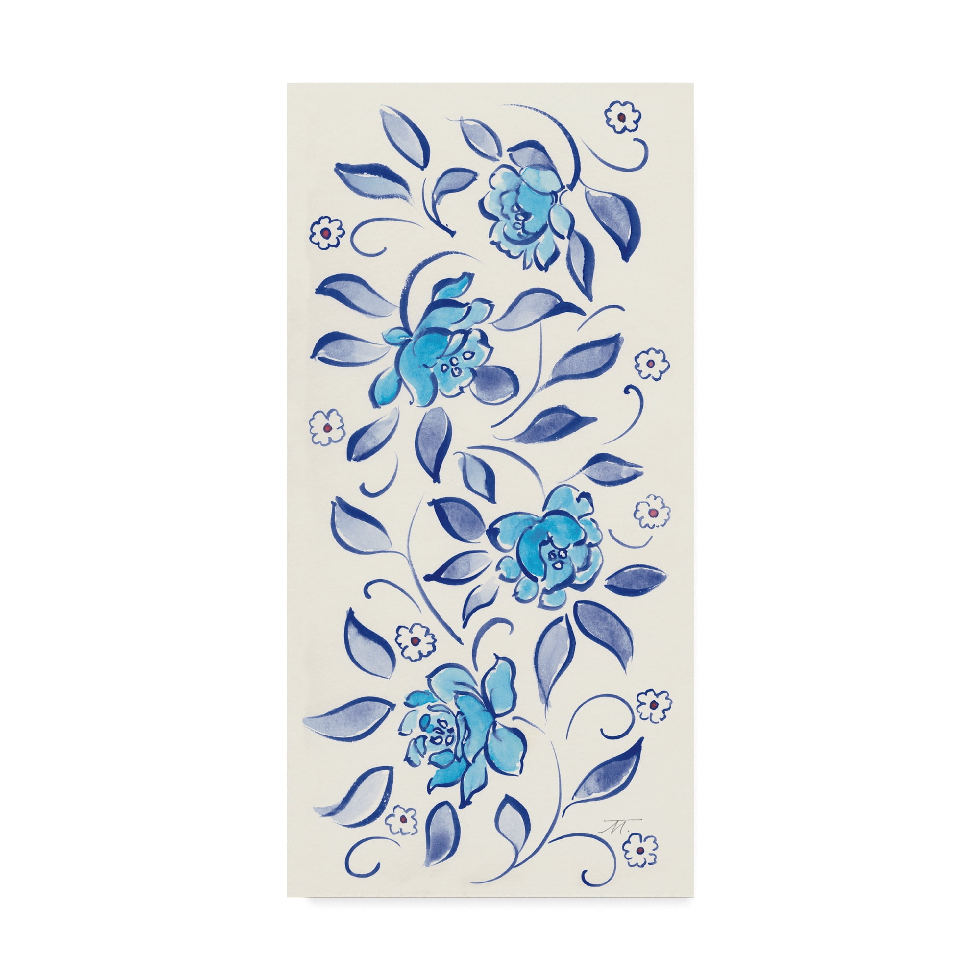Trademark Fine Art 'Peacock Garden X' Canvas Art by Miranda Thomas