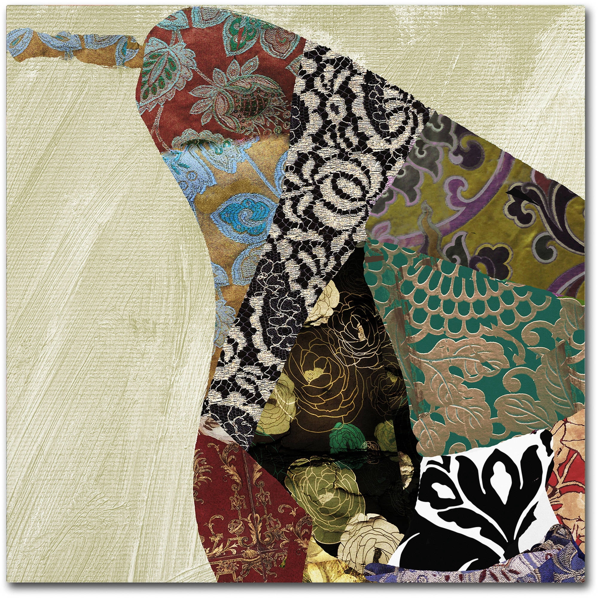Trademark Fine Art "Pear Brocade I" Canvas Art by Color Bakery