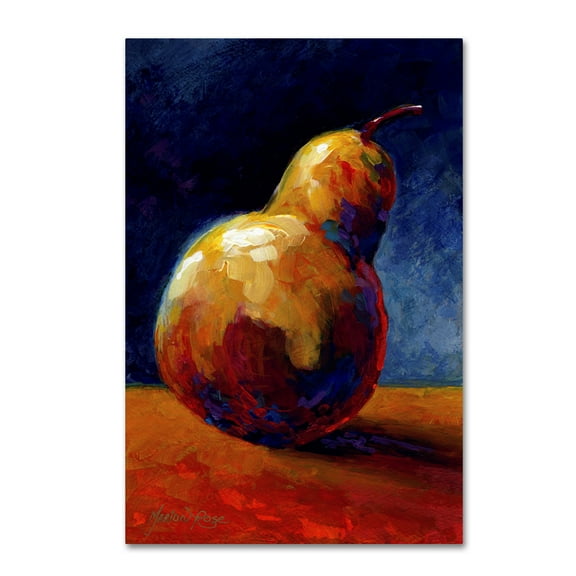 Trademark Fine Art 'Pear III' Canvas Art by Marion Rose