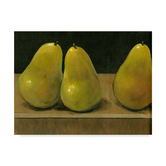 Trademark Fine Art 'Pear Study' Canvas Art by Tim OToole