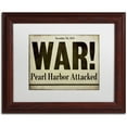 thumbnail image 1 of Trademark Fine Art "Pearl Harbor" Canvas Art by Color Bakery White Matte, Wood Frame, 1 of 4