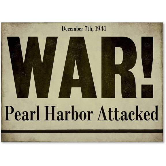 Trademark Fine Art "Pearl Harbor" Canvas Art by Color Bakery