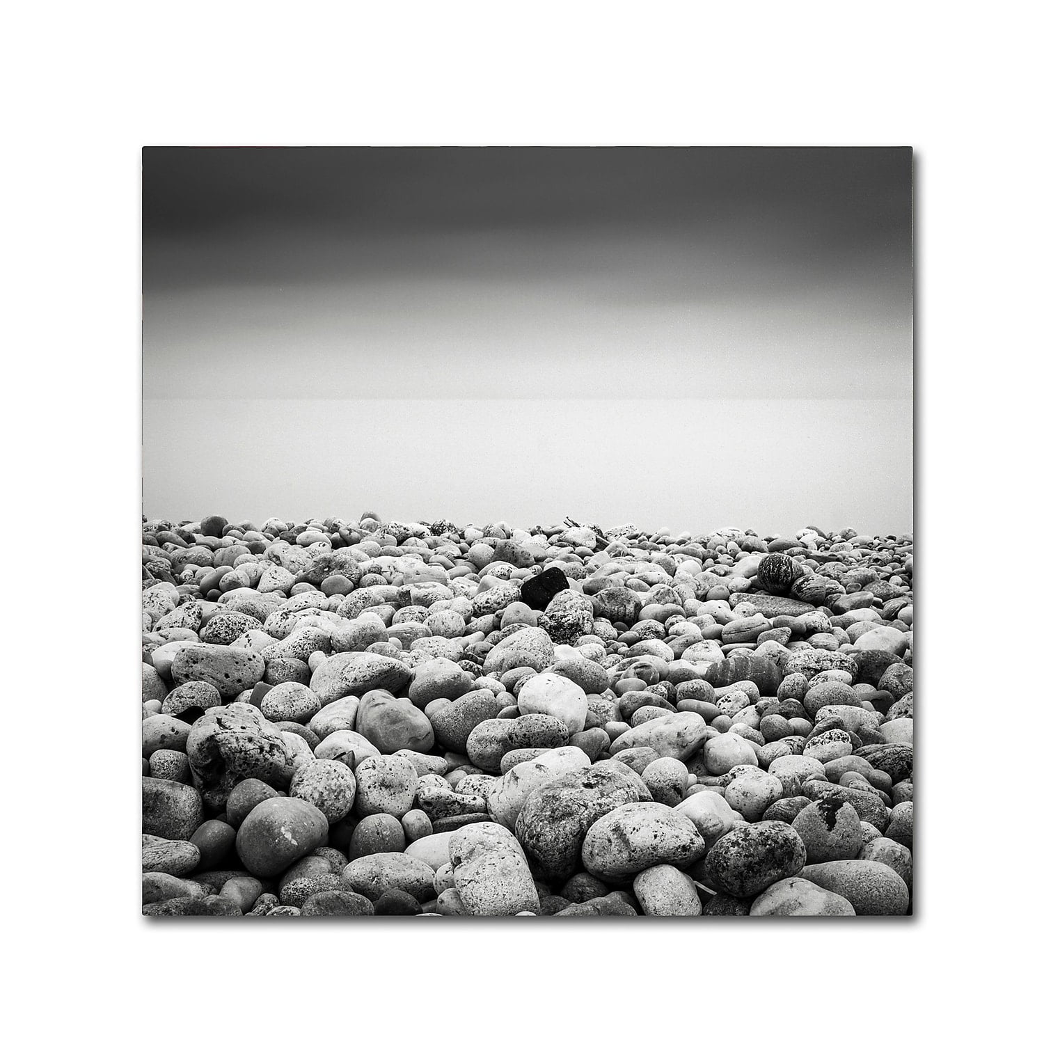 Trademark Fine Art "Pebble Beach" Canvas Art by Dave MacVicar