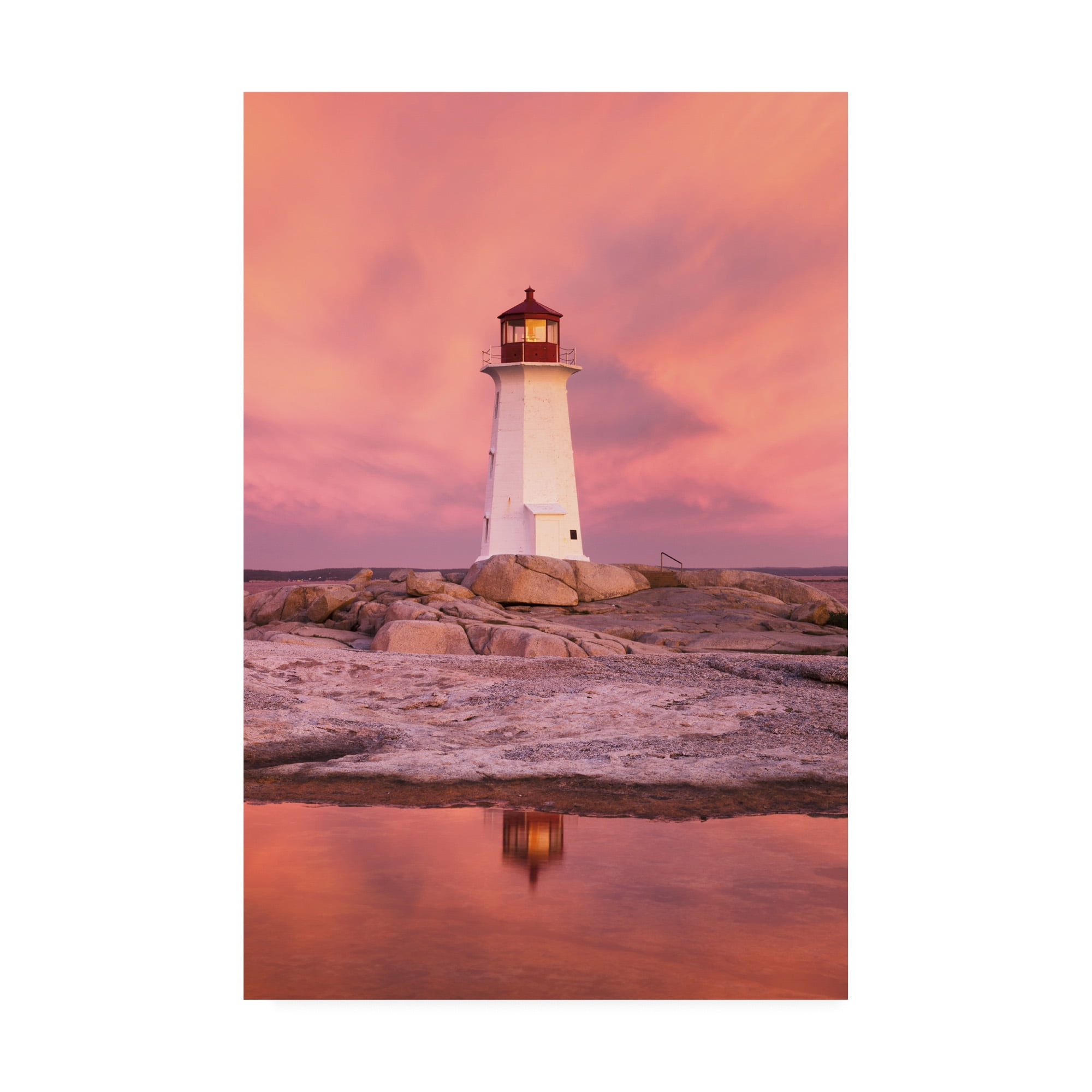 Trademark Fine Art 'Peggys Cove' Canvas Art by Alan Majchrowicz