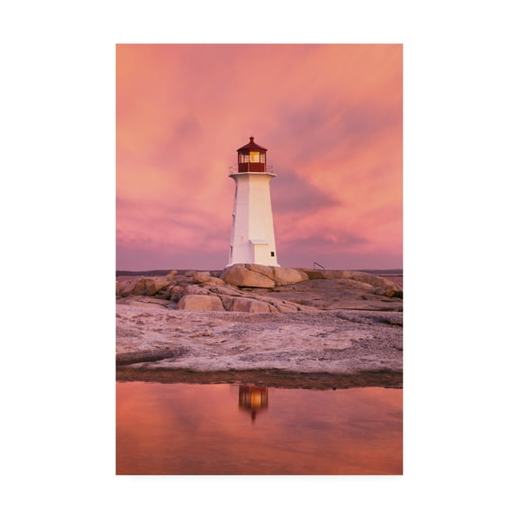 Trademark Fine Art 'Peggys Cove' Canvas Art by Alan Majchrowicz