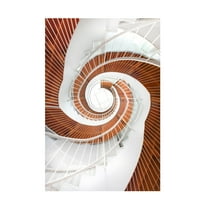 Trademark Fine Art Peiyin Wang Spiral Staircase Canvas Wall Art