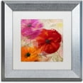 thumbnail image 1 of Trademark Fine Art "Penchant For Poppies I" Canvas Art by Color Bakery White Matte, Silver Frame, 1 of 1