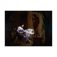 thumbnail image 1 of Trademark Fine Art 'Penelope unraveling her web' Canvas Art by Joseph Wright of Derby, 1 of 3