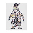 thumbnail image 1 of Trademark Fine Art 'Penguin Collage' Canvas Art by Louise Tate, 1 of 3