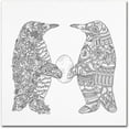 thumbnail image 1 of Trademark Fine Art "Penguin Lovers" Canvas Art by Filippo Cardu, 1 of 2