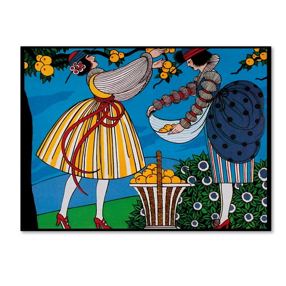 Trademark Fine Art People Canvas Art ' Ad 8 ' by Vintage Lavoie