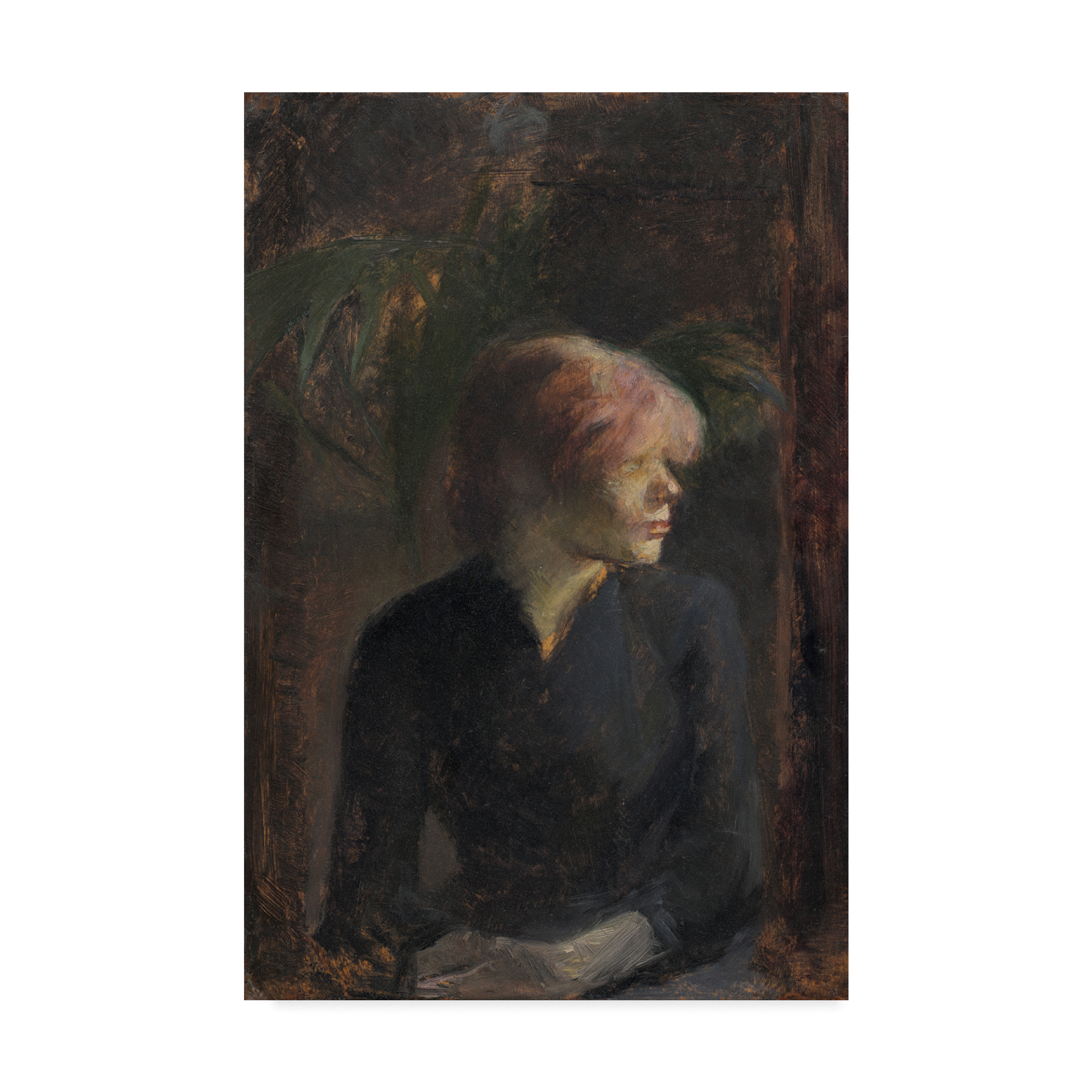 Trademark Fine Art People Canvas Art ' Carmen Gaudin ' by Henri De Touloe Lautrec