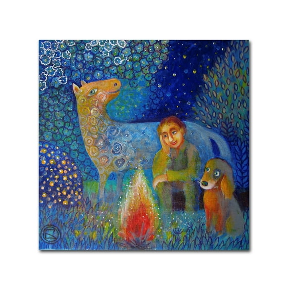 Trademark Fine Art People Canvas Art ' Dream ' by Oxana Ziaka