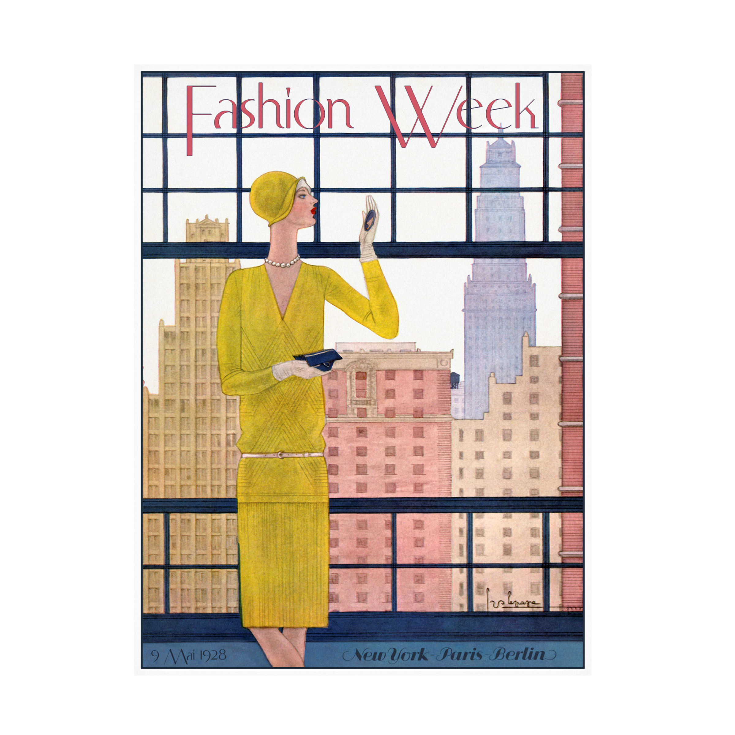 Trademark Fine Art People Canvas Art ' Fashion Women 30 ' by Vintage Lavoie