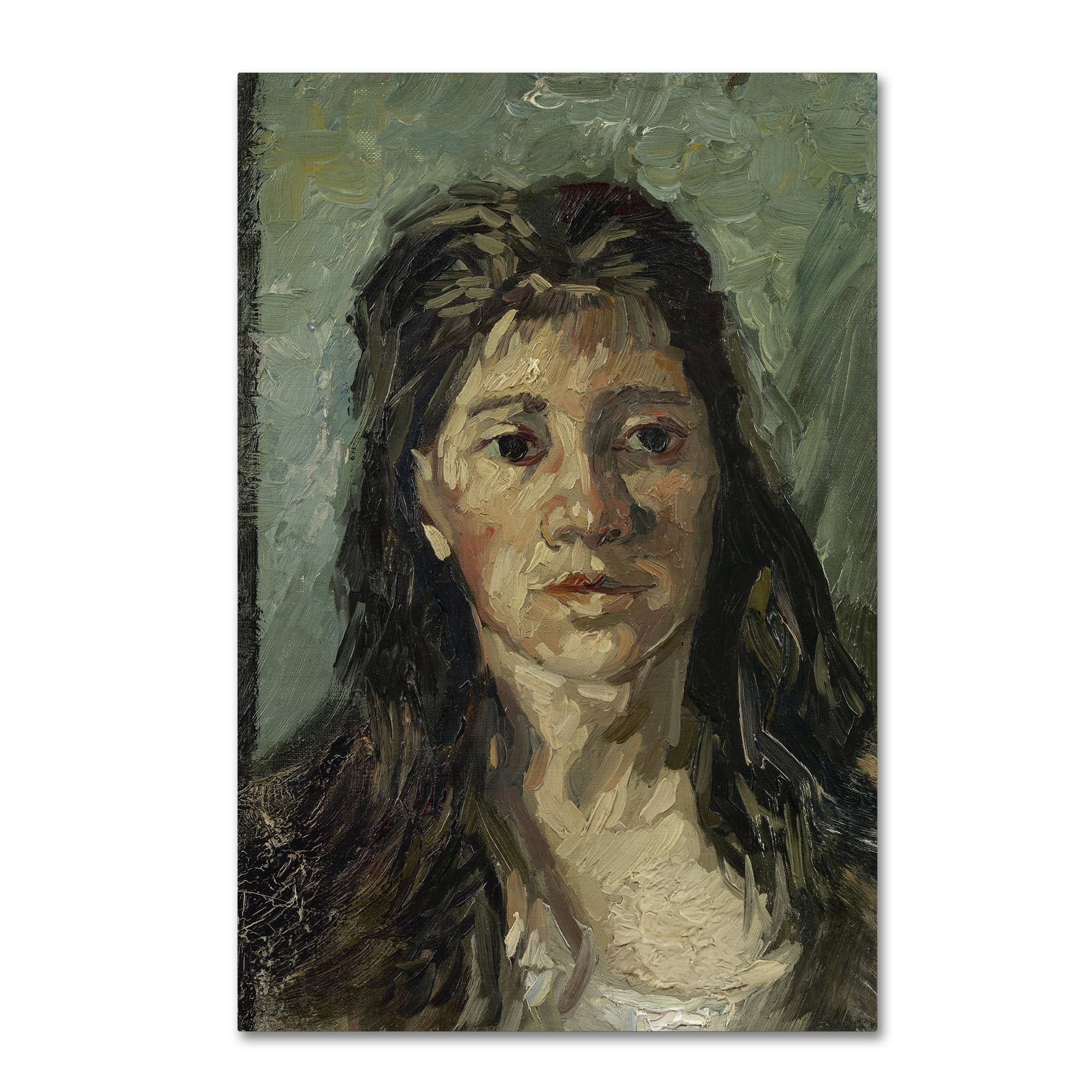 Trademark Fine Art People Canvas Art ' Head Of A Prostitute ' by Van Gogh