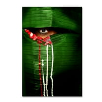 Trademark Fine Art People Canvas Art ' Mysterio Eye ' by Adithya Zen