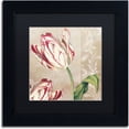 thumbnail image 1 of Trademark Fine Art "Peppermint Tulips I" Canvas Art by Color Bakery Black Matte, Black Frame, 1 of 4
