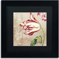 thumbnail image 1 of Trademark Fine Art "Peppermint Tulips II" Canvas Art by Color Bakery Black Matte, Black Frame, 1 of 4