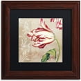 thumbnail image 1 of Trademark Fine Art "Peppermint Tulips II" Canvas Art by Color Bakery Black Matte, Wood Frame, 1 of 4