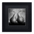 thumbnail image 1 of Trademark Fine Art "Peras Enamoradas" Canvas Art by Moises Levy Black Matte, Black Frame, 1 of 1