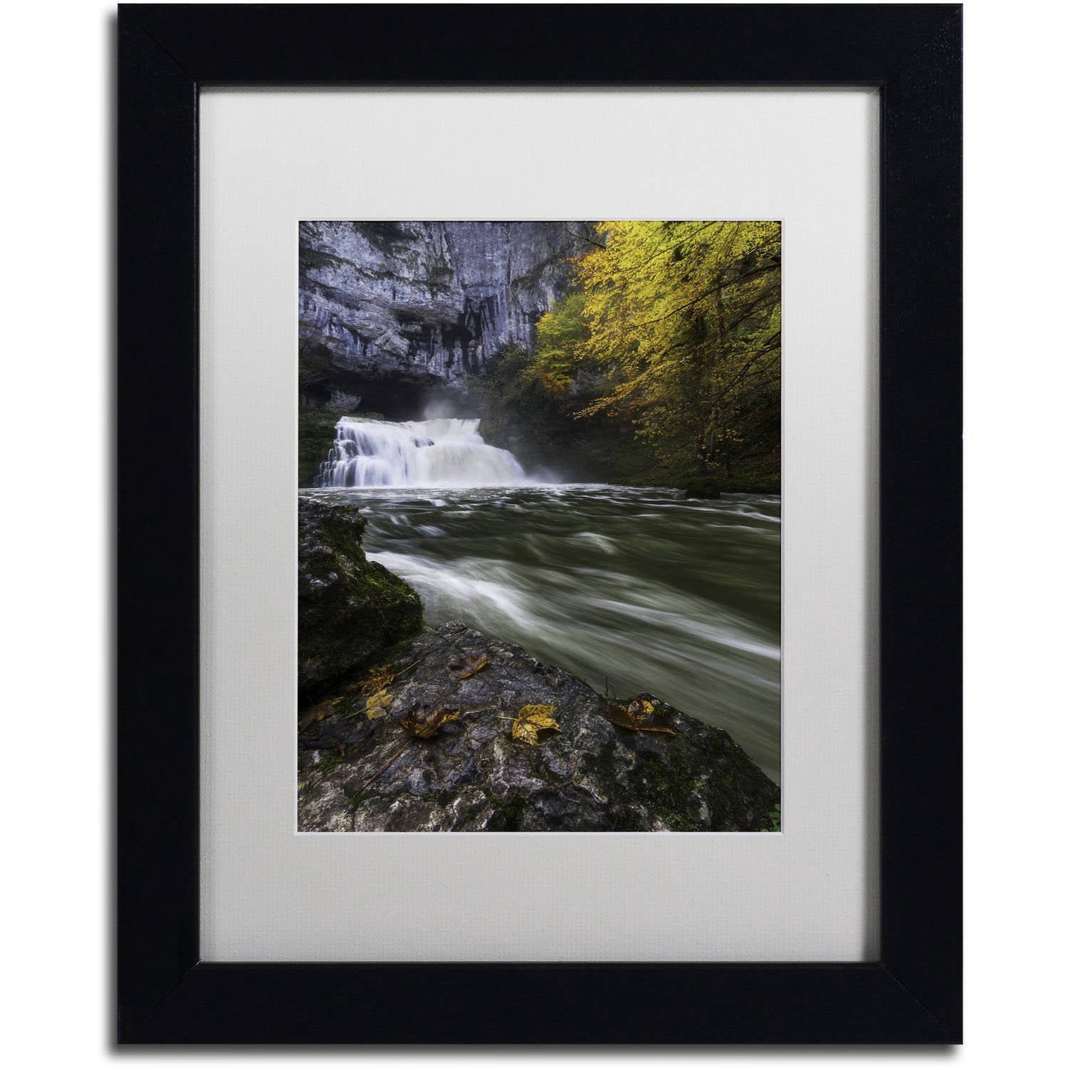 Trademark Fine Art "Perfect Harmony" Canvas Art by Mathieu Rivrin, White Matte, Black Frame