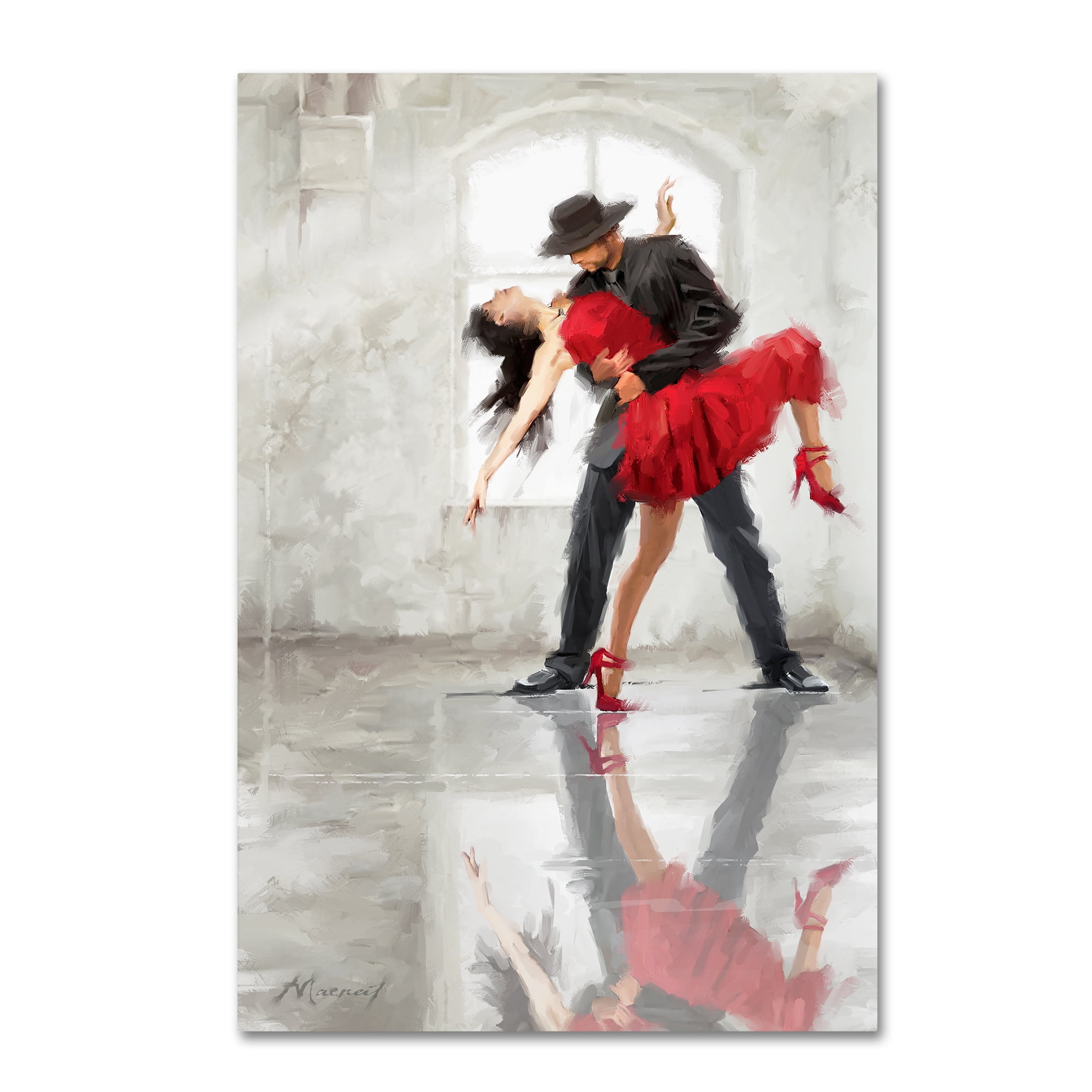Trademark Fine Art Performing Arts Canvas Art ' Passion ' by The Macneil Studio