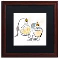 thumbnail image 1 of Trademark Fine Art "Perfume Bottles" Canvas Art by Lisa Powell Braun, Black Matte, Wood Frame, 1 of 4