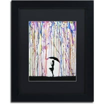 Trademark Fine Art 'Persephone' Canvas Art by Marc Allante, Black Matte, Black Frame
