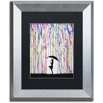 Trademark Fine Art 'Persephone' Canvas Art by Marc Allante, Black Matte, Silver Frame
