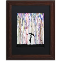 Trademark Fine Art 'Persephone' Canvas Art by Marc Allante, Black Matte, Wood Frame
