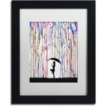 Trademark Fine Art 'Persephone' Canvas Art by Marc Allante, White Matte, Black Frame