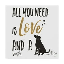 Trademark Fine Art 'Pet Love II v2' Canvas Art by Veronique Charron