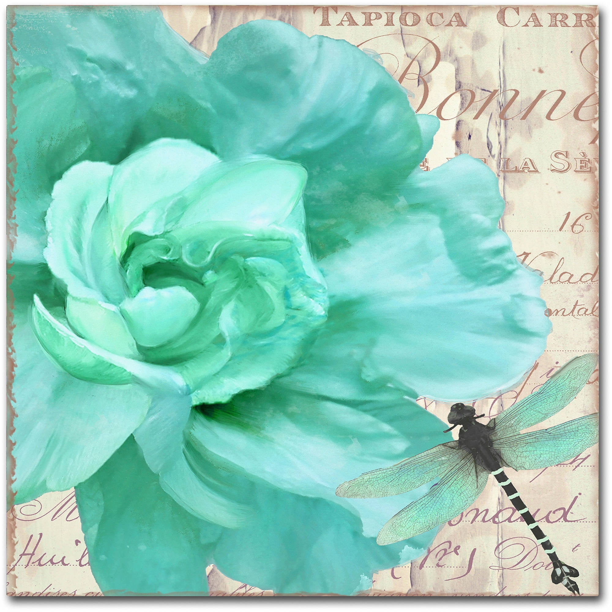 Trademark Fine Art "Petals Impasto III" Canvas Art by Color Bakery