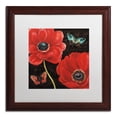 thumbnail image 1 of Trademark Fine Art "Petals and Wings II" Canvas Art by Daphne Brissonnet, White Matte, Wood Frame, 1 of 1