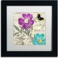thumbnail image 1 of Trademark Fine Art "Petals of Paris II" Canvas Art by Color Bakery White Matte, Black Frame, 1 of 1