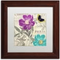 thumbnail image 1 of Trademark Fine Art "Petals of Paris II" Canvas Art by Color Bakery White Matte, Wood Frame, 1 of 1